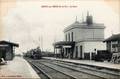 ROSNY sur SEINE (S. et O.) - La Gare et le Train.