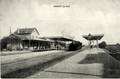 MERREY (Haute-Marne) - La gare et le train.