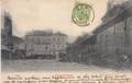 Spa - Place de la Gare (animation, attelages, chevaux, Hôtel des Touristes, Pap. Califice, )