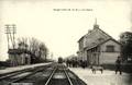 ANGERVILLE (Seine et Oise) - Vue intérieure de la gare.