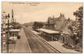 Uccle-Calevoet - Le quai et intérieru de la gare