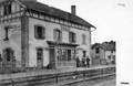 ANCY sur Moselle - La gare pendant la guerre 14-18.
