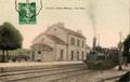 EURVILLE (Haute-Marne) - La Gare et le Train.
