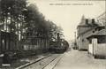 2328 - OUDON (Loire-Inférieure) - La gare, arrivée d'un train.