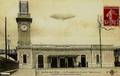 17 - JUVISY sur ORGE (S. et O.) - Le dirigeable de guerre "République" passant au-dessus de la gare - Editeur : F.Fleury à Paris.