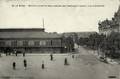 22 - LE MANS (Sarthe) - Marché couvert et gare centrales des chemins de fer à vapeur, vue d'ensemble.
