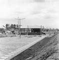 166778, Gezicht op het in aanbouw zijnde N.S.-station Rotterdam Alexander te Rotterdam., Nederlandse Spoorwegen, fotograaf
