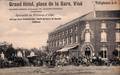 Visé - Grand Hôtel, place de la Gare (top animation oldtimer, voitures de louage, garage)