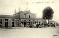 97 - LAMBALLE (Côtes du Nord) - La cour de la gare - Editeur : LL.