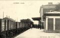 LE POUZIN (Ardèche) - La gare et le train.