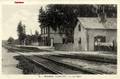 8 - MASSERAC (Loire-Inférieure) - Vue intérieure de la gare.