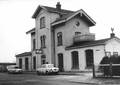 150880, Gezicht op het N.S.-station Zuidhorn te Zuidhorn., Nederlandse Spoorwegen, fotograaf