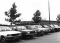 154557, Gezicht op enkele geparkeerde auto's op de P+R-parkeerplaats bij het N.S.-station Nijmegen te Nijmegen., Nederlandse Spoorwegen, fotograaf