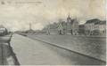 HAL - HALLE : Le Canal de Charleroi et la Gare - RARE VARIANTE - Cachet de la poste 1919