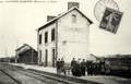 SAINT-PIERRE - QUIBERON - (Morbihan) - La gare - Editeur : Vassellier à Nantes n°3891.