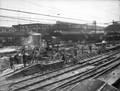 166694, Afbeelding van de werkzaamheden ten behoeve van de bouw van de nieuwe, noordelijke perrontunnel van het N.S.-station Utrecht C.S. te Utrecht., Nederlandse Spoorwegen, fotograaf