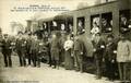 GUERRE 1914-1915 - 13 - Bombardement de BERGUES (Nord) Mai-Juin 1915.
Les bureaux de la gare pendant le bombardement - Editeur : P. Berteloot.