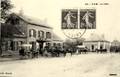 29 - HAM (Somme) - La cour de l'ancienne gare - Editeur : Baquié.