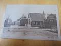 Stoomtram (naar Zelzate), Station en Cafe te Sas van Gent.