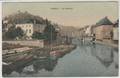 CP - BELGIQUE - 1909 - NAMUR - La Sambre - Cachet Gare Centrale Anvers + Taxe de 5c
