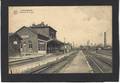 CPA Belgique Belgia Frameries gare station chemin de fer