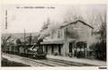 CHATEL-CENSOIR - La Gare - Editeur : K.Goulet, libraire à Clamecy (Nièvre) n°601.