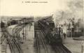 5 - LURE (Haute-Saône) - La gare - Les quais et le train.