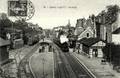 VITRE (I.-et-V.) - La gare et le train - Editeur : B.F. à Paris n°80.