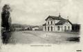 LOUVECIENNES (Seine et Oise) - La cour de la gare - Editeur : Brochot.