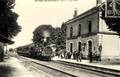 AUTHON du PERCHE (E.-et-L.) - La gare et le train.