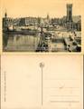 NB - [515445]B/TB//-Belgique - Ostende, La gare et le pont vers la rue de la chapelle, Bateau