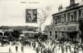 BERNAY - Cour de la Gare - Editeur : Walter.