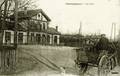 CHAMPAGNEY (Haute-Saône) - La cour de la Gare - Editeur : H.C.