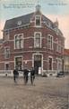 Fexhe le Haut Clocher - Hôtel de la Gare (café, animée, trio de facteur gendarmes colorisée, 1911)