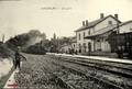 MAGALAS (Hérault) - La Gare et le Train.