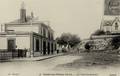 CONDE sur HUISNE (Orne) - La cour de la gare - Editeur : Hamard, libraire.