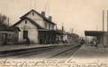 SAINT-MICHEL sur ORGE - La Gare - Arrivée d'un train.