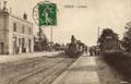 TIERCE (M. et L.) - La gare et le train.