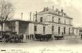 1 - SENS (Yonne) - La cour de la gare - Editeur : J.D.