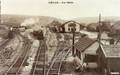 DELLE (Territoire de Belfort) - Vue générale de la gare.