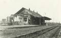 163044, Gezicht op het tijdens de oorlog vernielde N.S.-station Raalte te Raalte., Onbekend