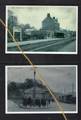 2 REPRODUCTIONS MARIEMONT MORLANWELZ ARRET DU TRAM GARE HAINAUT