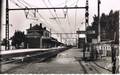 LA VERRIERE - La gare, après l'électrification de la ligne de chemin de fer.