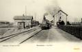 MONTBIZOT (Sarthe) - La Gare et le Train.