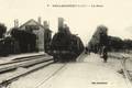 7 - BALLANCOURT (Seine et Oise) - La gare et le train - Editeur : Chantereau.