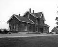 150487, Gezicht op het N.S.-station Leerdam te Leerdam., Nederlandse Spoorwegen, fotograaf