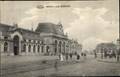 Cp Mons Wallonien Hennegau, La Station, Blick auf den Bahnhof, Straßenseite