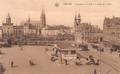 Ostende - Panorama de la ville à la sortie de la gare