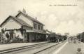 152 - DIVONNE les BAINS (Ain) - La gare et les trains.
