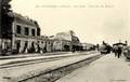 GUINGAMP (C.-du-N.) - La Gare (de la Cie de l'Ouest) - Arrivée du Rapide - Editeur: Le Berre n°120.